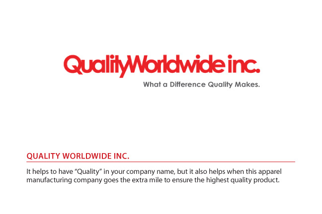 Quality WorldWide, Inc.